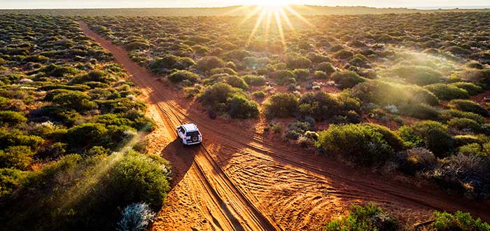 Un tercio del territorio australiano es desierto, uno de los datos interesantes del país del los coaguros 