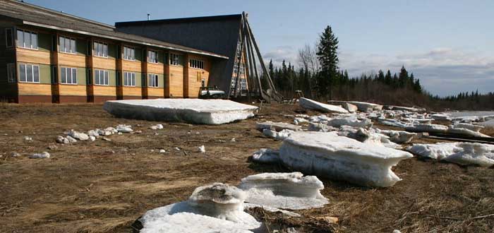 Hoteles ecológicos: Cree Village Eco Lodge, Canadá