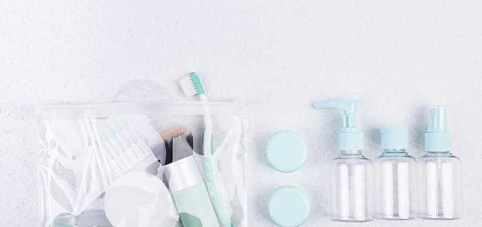 artículos de higiene personal para equipaje de mano