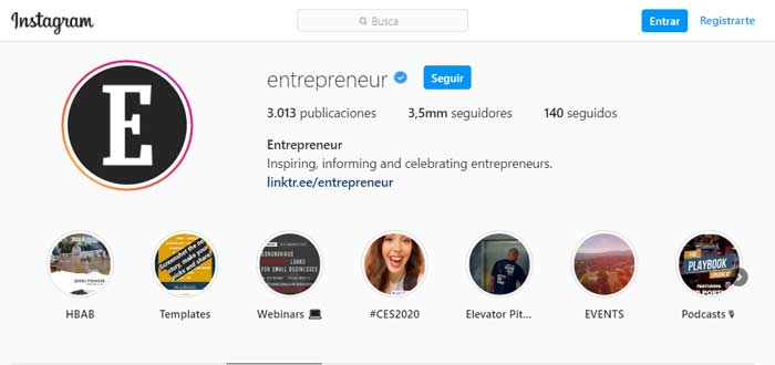 Entrepreneur | Cuentas de Instagram para emprendedores