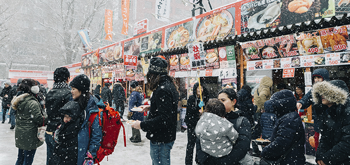 Festivales en Japón con nieve