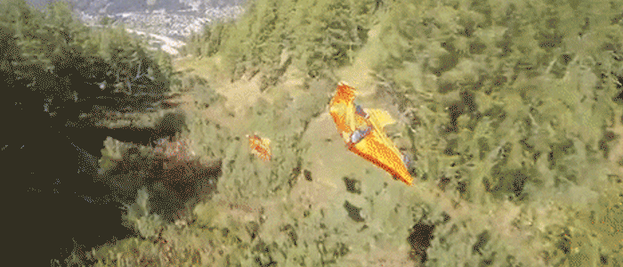deportes de alto riesgo wingsuit
